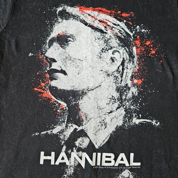 Mads Mikkelsen Hannibal Horror Block Graphic Tee - Picture 3 of 9